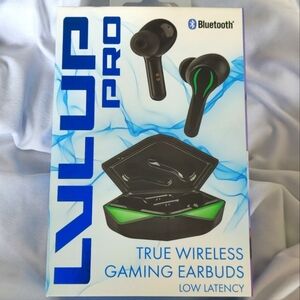 Vivitar LVLUP PRO True Wireless Gaming Earbuds Bluetooth NIB